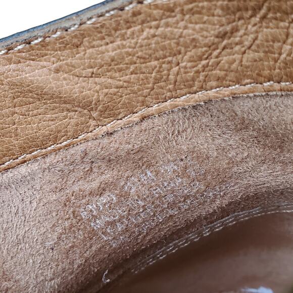 Clarks Indigo Black Leather Lace Up Block Heel Ankle Boot Bootie Sz 8.5 - Picture 10 of 10